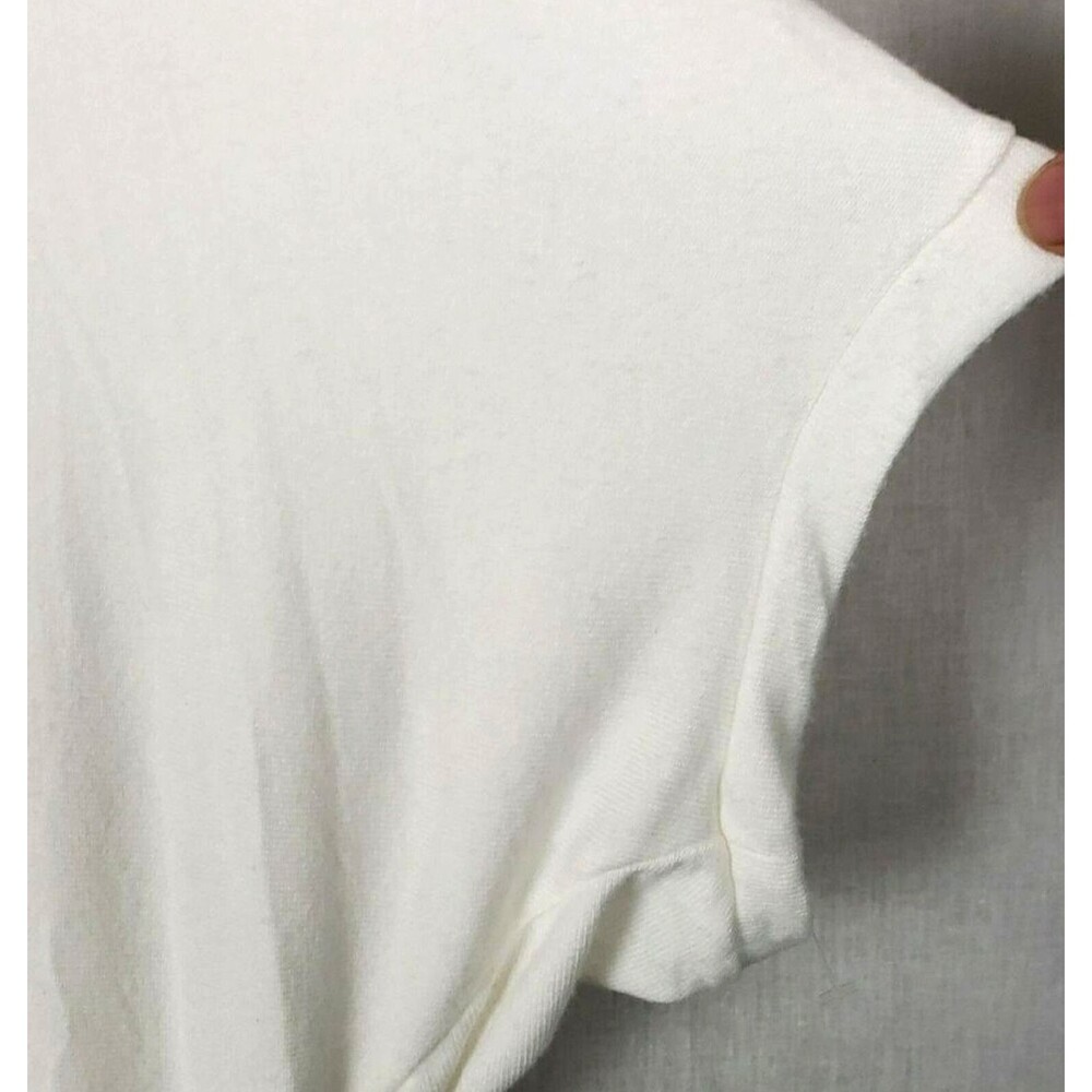 Michael Stars Blouse Ivory White Dolman Sleeves Sweater Top XL Casual Cozy - Picture 4 of 6